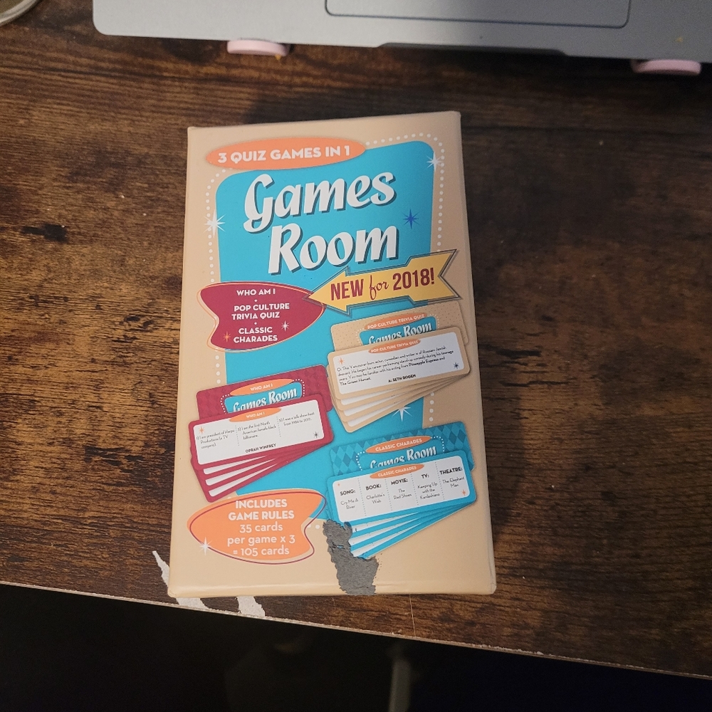 Games Room Quiz Game